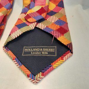Holland and Sherry - London 1836 - Multicolored kaleidoscope Necktie
